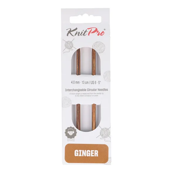 KnitPro Ginger verwisselbare breipunten - 13 cm