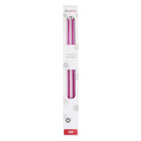 KnitPro Zing Breinaalden 40 cm - aluminium