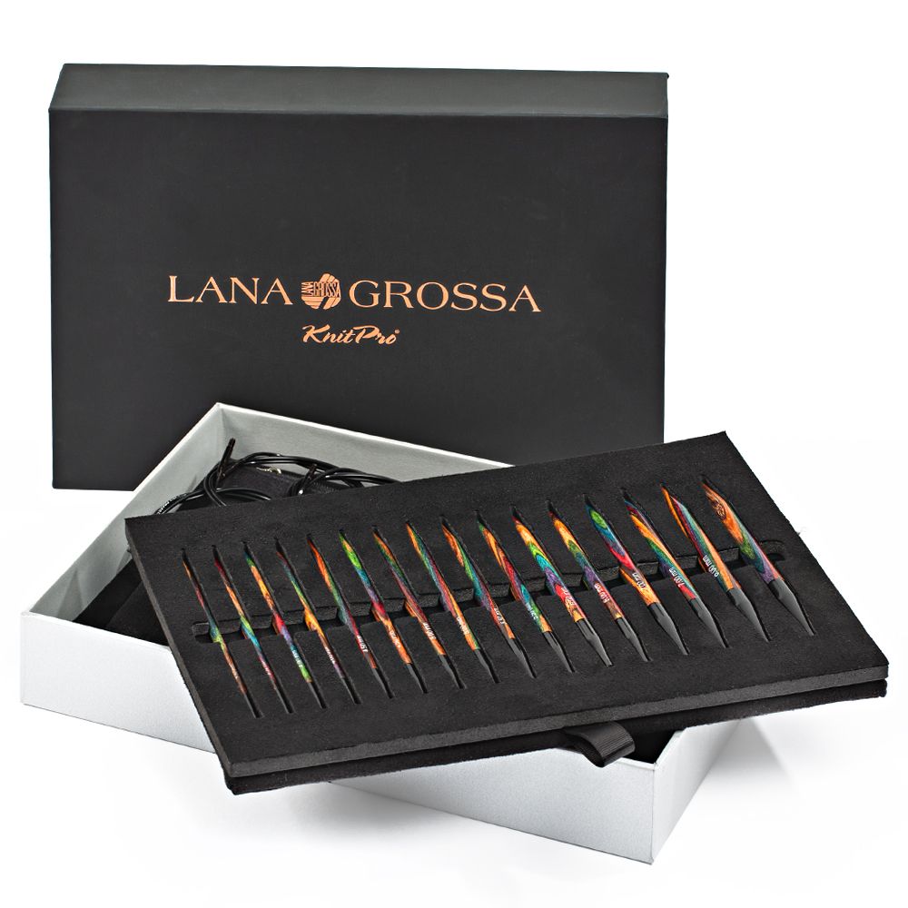 Naaldenset Design-Holz MultiColor - LANA GROSSA