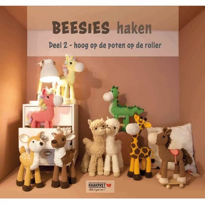 Beesies Haken - deel 2 - Hoog op de poten op de roller - Anja Toonen