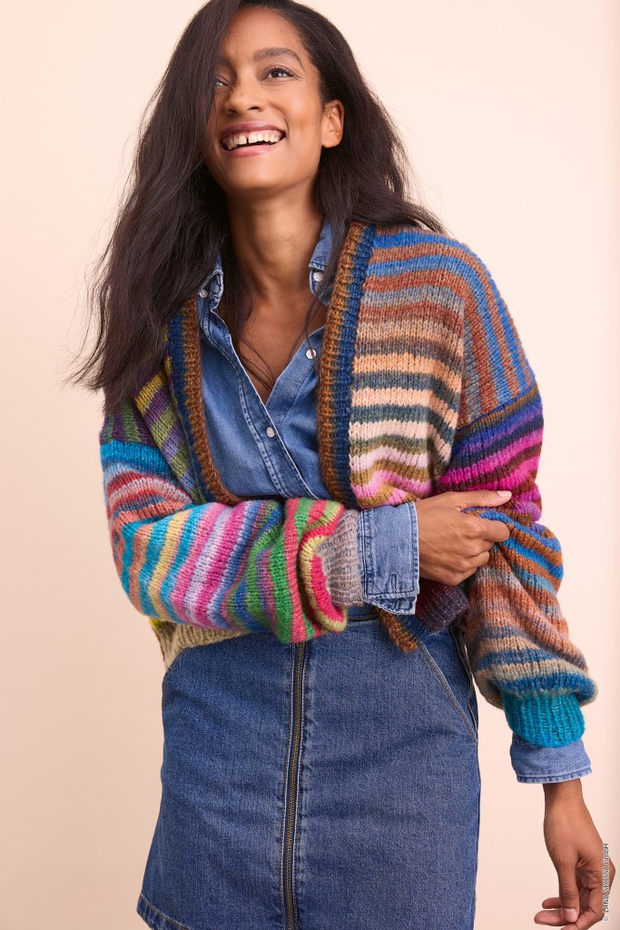 GESTREEPT VEST ยท CANDY Model 2 โ Gomitolo 18