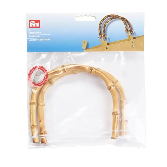 Prym Tasgrepen bamboe Kim 15,5x13cm