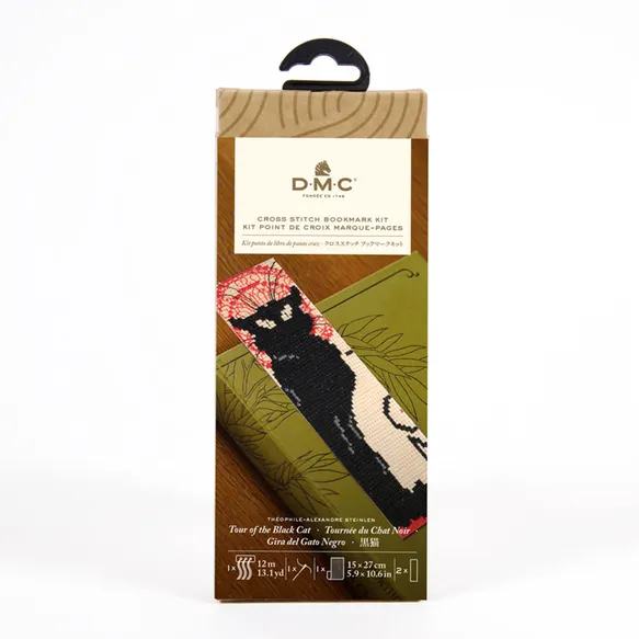 DMC Kruissteek kit boek - Black cat - Museum coll.